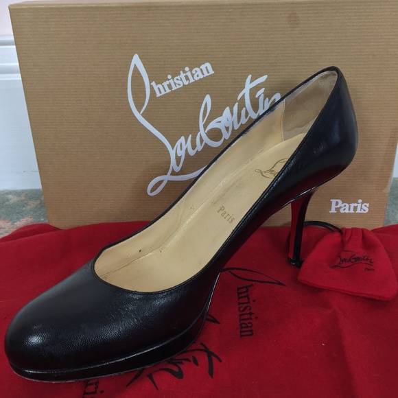 Christian Louboutin Shoes - Christian Louboutin Black Prorata 90 Kid